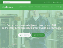 Tablet Screenshot of planus.com.pl